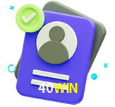 Tornar-se um membro do 40WIN é muito simples